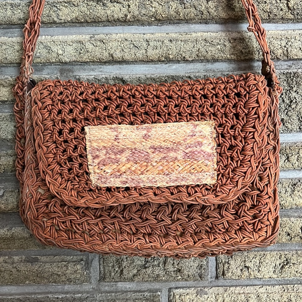 Susan Riedweg Macrame Bohemian Designer Shoulder Bag Made in the USA
